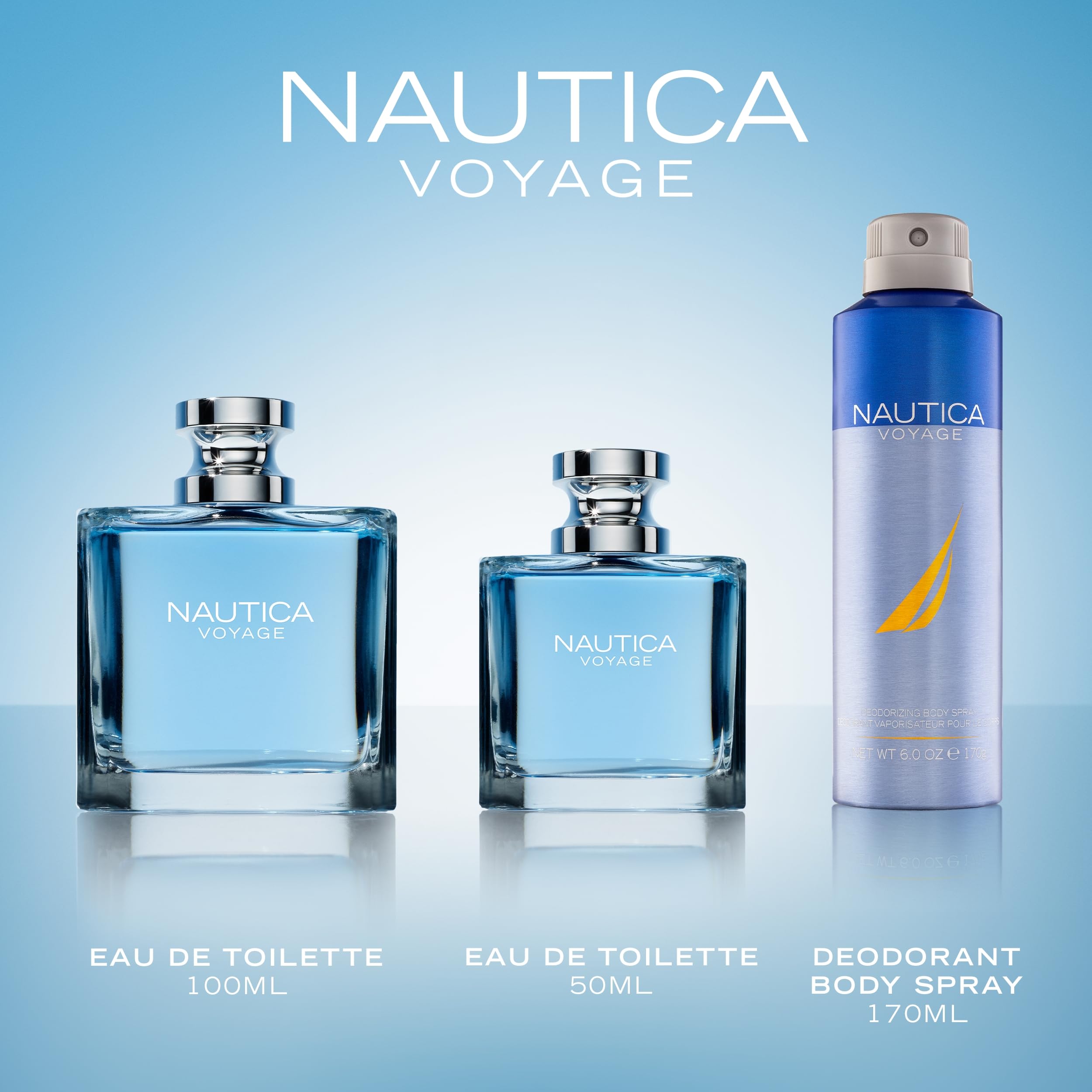 Amazon.com: Nautica Voyage Giftset, 1.6 fl oz EDT + 6 oz